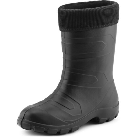 Ladeheid Damen Thermo EVA Gummistiefel federleicht LALMG879 (Schwarz/Schwarz, 36 EU)