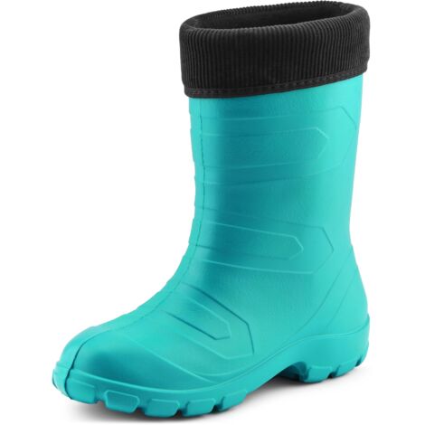 Ladeheid Damen Thermo EVA Gummistiefel federleicht LALMG879 (Türkis/Schwarz, 38 EU)