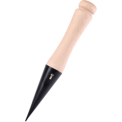 Garronda Pflanzholz Mit Metallspitze Pikierstab Setzholz GD-0006 (Pflanzholz, Schwarz) (1/5)