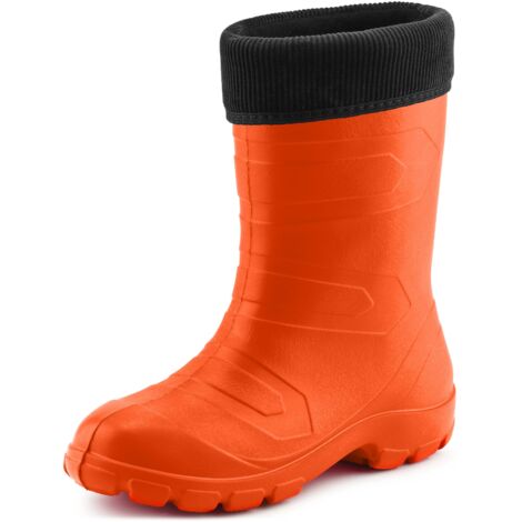 Ladeheid Damen Thermo EVA Gummistiefel federleicht LALMG879 (Orange151c/Schwarz, 37 EU)