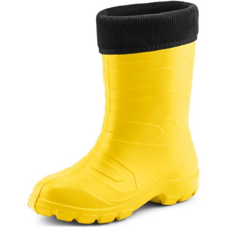 Ladeheid Damen Thermo EVA Gummistiefel federleicht LALMG879 (Gelb/Schwarz, 37 EU)