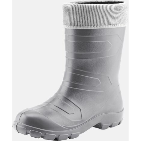 Ladeheid Damen Thermo EVA Gummistiefel federleicht LALMG879 (Silber/Grau, 36)