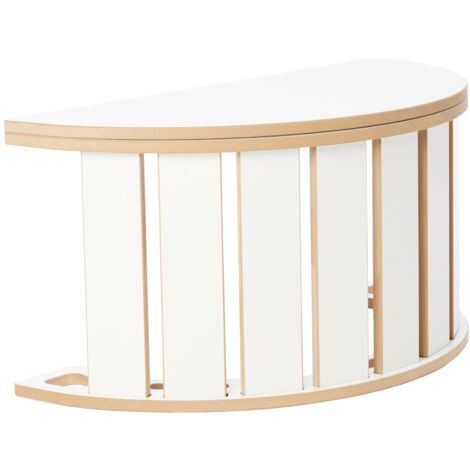 Garronda Set 2 in 1 Kletterbogen mit Tischplatte Montessori Spielzeug ab 1 Jahr GD-0061 (Weiß Kletterbogen mit Tischplatte)