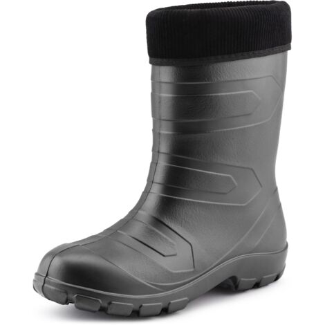 Ladeheid Damen Thermo EVA Gummistiefel federleicht LALMG879 (Graphite/Schwarz, 36 EU)