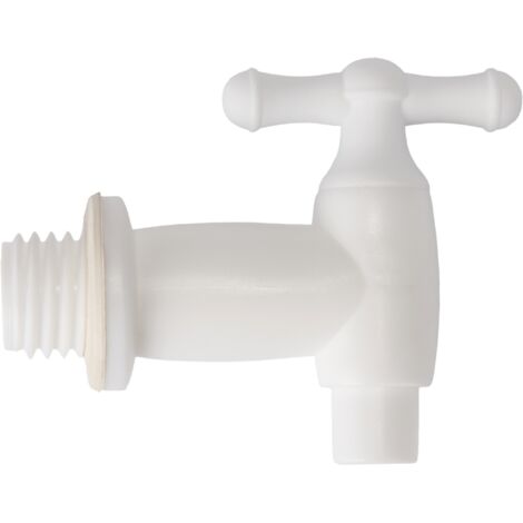 Garronda Fasshahn 3/4 Zoll – Robuster Wasserhahn für Regentonnen und Kunststofffässer, ideal für Gartenbewässerung, BPA-frei, HDPE, GD-0142