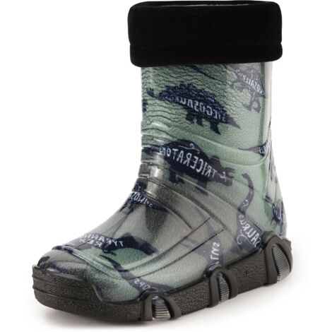 Ladeheid Kinder Mädchen Jungen Gummistiefel Gefüttert Swk2021 (Muster-50, 29/30 EU) (1/5)