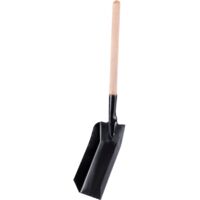 Garronda Kohleschaufel Metallschaufel Kehrschaufel Kohlenschaufel für Kamin Größe: 52 x 11 cm GD-0008 (Schwarz)