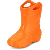 Ladeheid Gummistiefel Kinder federleichte EVA Regenschuhe Bequeme und leichte Regenstiefel Kinder perfekt für Frühling und Sommer KL051-S (Orange, 24 EU)