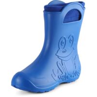 Ladeheid Damen federleichte EVA Gummistiefel Winter Regenschuhe gefüttert LA-CA-12 (Blau, 40/41 EU)