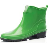 Ladeheid Gummistiefel Damen Kurz Wasserdicht Damenschuhe Elegant und Bequem LA-930 (Grün, 40 EU)