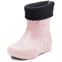 Ladeheid Kinder Federleichte Gummistiefel Thermo mit Fütterung LA-CA-249 (Puderrosa, 26/27 EU)