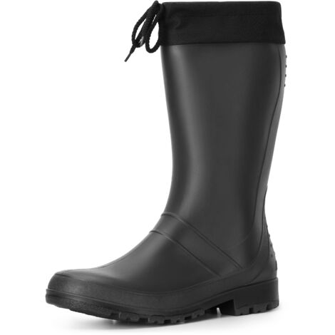 Ladeheid Bottes de Pluie Bottes en Caoutchouc en PVC Mixte Adulte LA-958 (Noir, 41 EU) (1/5)