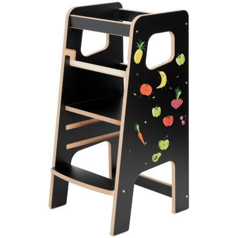 Tour D'apprentissage Montessori Bateso Basic Réglable Pour Enfants De 1 A 6 Ans