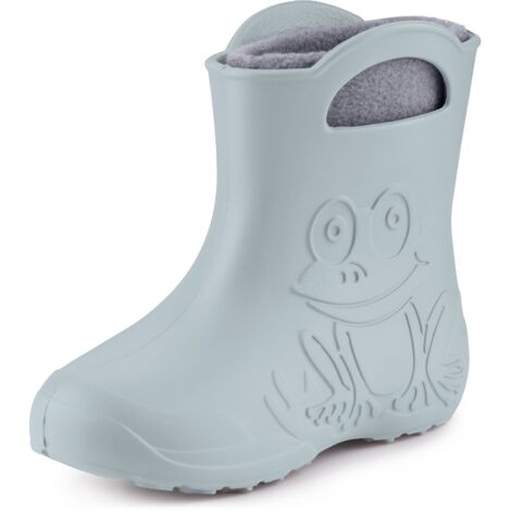 Bottes De Pluie En EVA Unisexe Enfant Ladeheid LA-CA-03 - Légères Et Chaudes Avec Doublure