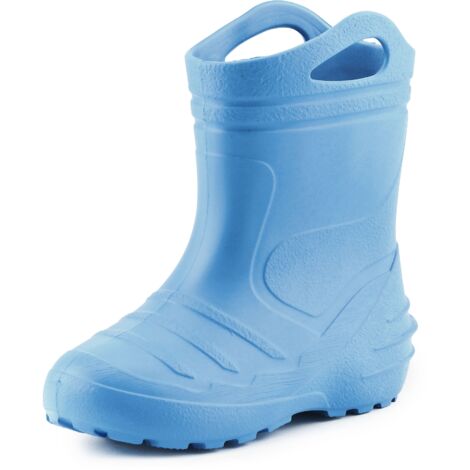 Ladeheid Kl051 Bottes de Pluie, Bleu Clair, 28 EU