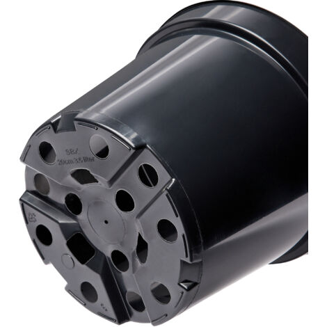 Garronda Soucoupes Pour Pots De Fleurs Rondes Noires - Ø50cm H6,2cm - Protection Et Drainage Parfait