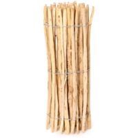 Garronda Cloture Jardin Exterieur à Planter en noisetier, clôture Jardin, clôture Bois, Bordure en Bois pour Jardin, ganivelle de Potager Exterieur GD-0079 (Écart des Lattes: 7-8 cm, 120 cm x 5m)
