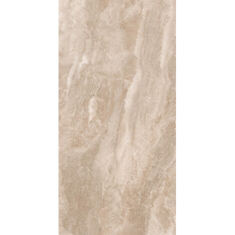 Carrelage effet marbre beige antique – Finition mate – Dimensions l.120 x L.60 cm – Pour intérieur et extérieur