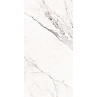Carrelage sol/mur effet marbre blanc NORGAY Full lappato int/ext l.60 x L.120 cm CERALUX