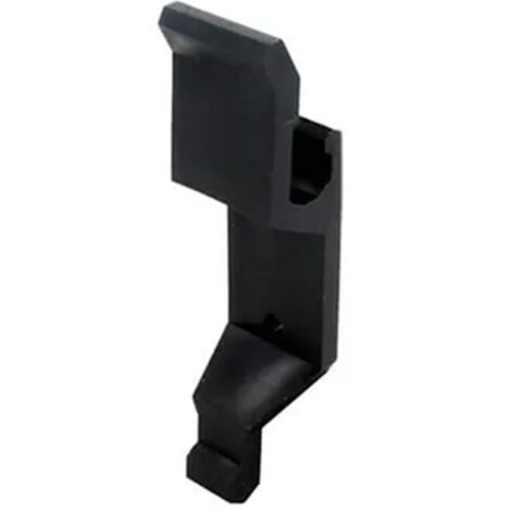 Support de poignée pour espagnolette de volet battant gamme standard– Composite résistant – Noir – Compatible poignées aluminium/composite – Pose facile