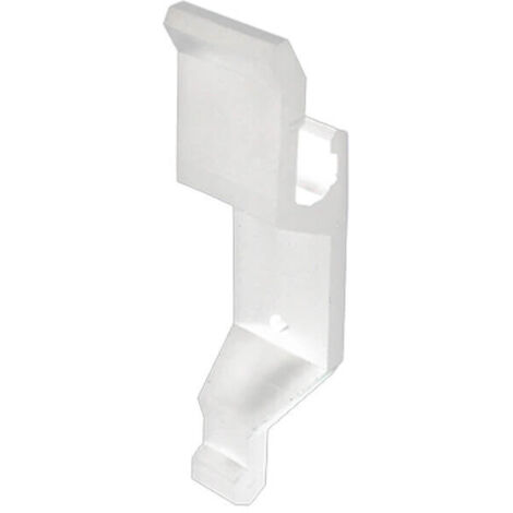 Support de poignée, Espagnolette, Blanc, Composite, 2 vantaux, pour Volet battant
