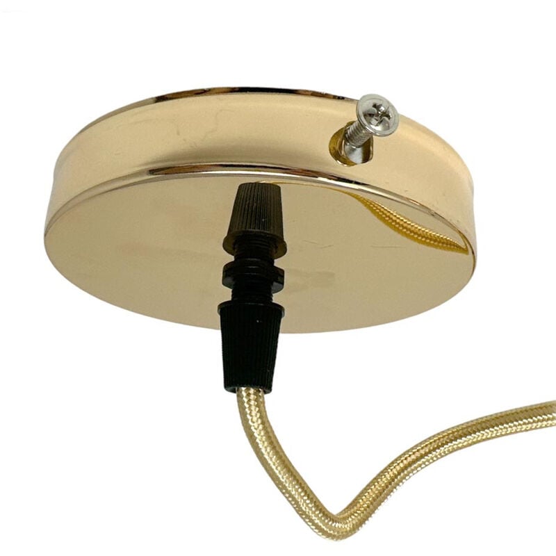 Porta lampada E27 bronzo antico a sospensione pendente con cavo vintage  retrò