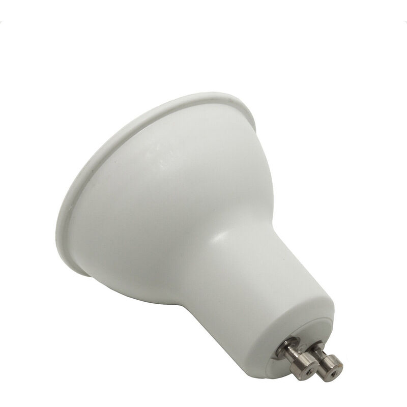 10 pz LAMPADINA DIMMERABILE LED 8W PORTAFARETTO GU10 DICROICA 90° SPOT 220V