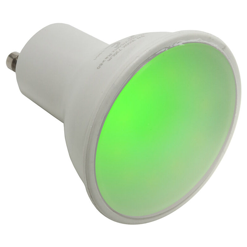 Faretto led RGB + luce calda con attacco GU10 multicolor gestibile con  telecoman - - LAMPADE LED LAMPADINE E FARETTI SPOT