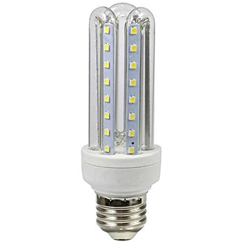 Lampadina led tubolare attacco E27 12 watt luce bianca fredda 6500k luce  illuminazione