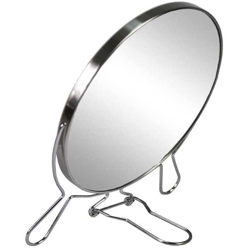 Buy SONGMICS Specchio Cosmetico Specchio Ingranditore Bifacciale Girevole  10x Altezza Regolabile Telescopico per Truccatura Rasatura BBM008, Silver  Online at desertcartINDIA