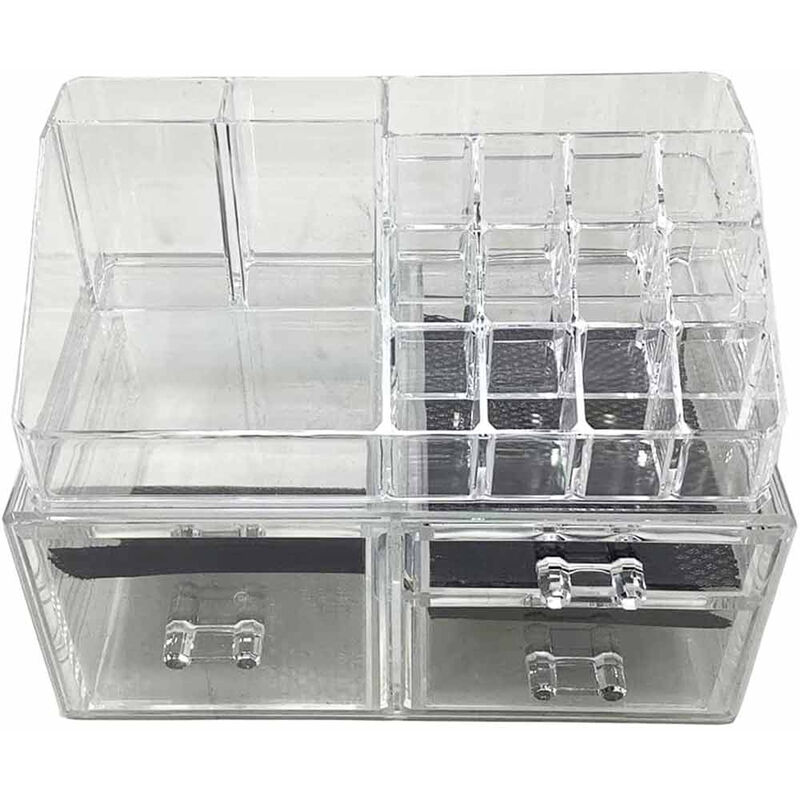 2 Scatole Trasparenti Per Gioielli Con 5 Scomparti | Portaaccessori Per Orecchini, Perline, Fermagli