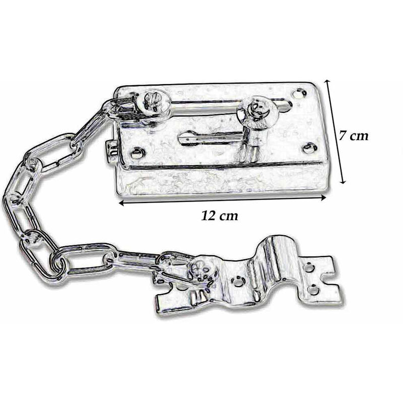 KOTARBAU Catenaccio 800 X 180 Mm Catenaccio Per Cancello - Foto 10