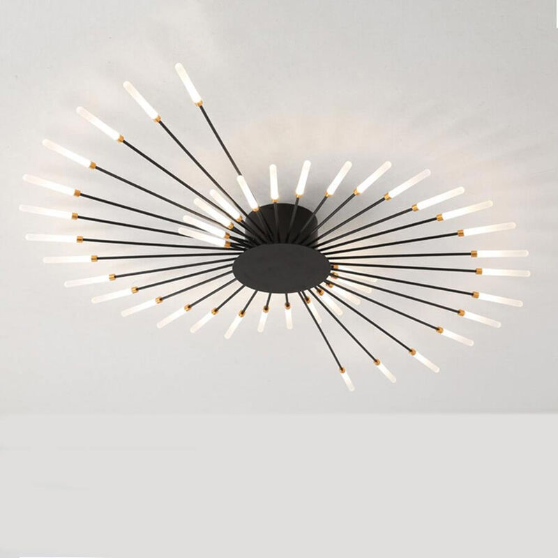 Lampada da Soffitto LED in Metallo Kira Larga 