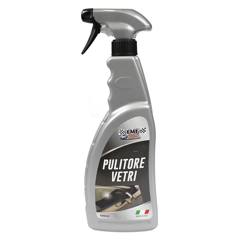 Spray detergente vetri per Auto pulitore Cristalli rimuovi Smog e Grasso  600 ML