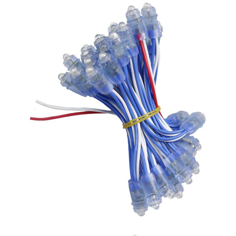 50 pz Led 3mm Blu 8000mcd alta luminosità 50 pz Led 3mm Blu 8000mcd alta luminosità