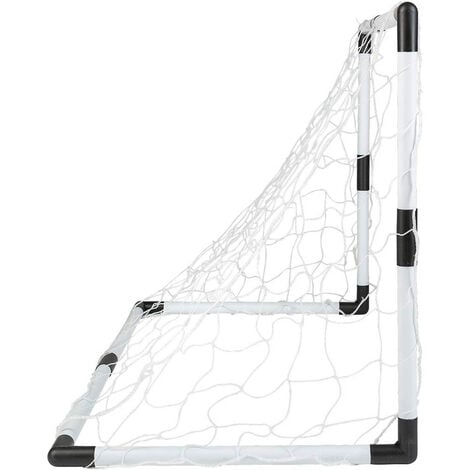 vidaXL Set Porta da calcio in acciaio 240 x 90 x 150 cm di alta qualità :  : Sport e tempo libero