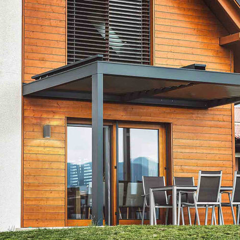 Applique Esterno LED K-Bright 18W | Rotazione 350°, IP65, Luce Bianca Calda 3000K, Per Giardino, Balcone, Garage