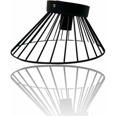 Paralume SJLERST In Stile Moderno E Semplice Per La Decorazione Domestica, Adatto Per Lampadine E14 E27 Nero 76348094