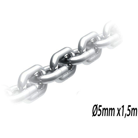 Catene A Maglie In Acciaio Inossidabile Da 10 Metri/rotolo 1 - Foto 5