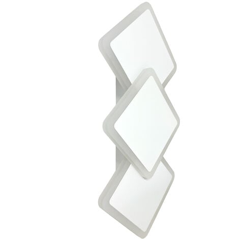 Applique Led Lampada Parete Interno 12W Rettangolare Bianco Luce Naturale  FD-14