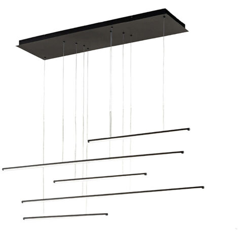 Lampadario a sospensione 38 watt lampada a led design minimal 3 colorazione di luce soggiorno open space