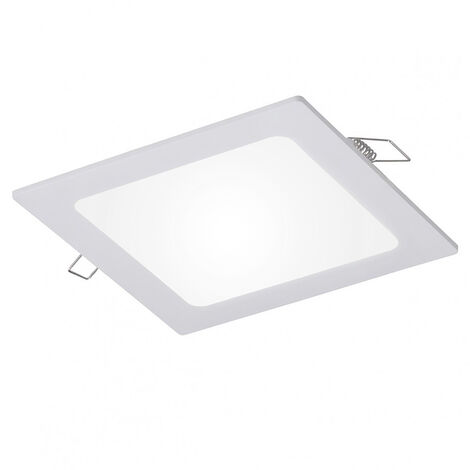 Pannello led incasso quadrato slim plafoniera 24 watt cct tre colorazione di luce fredda calda naturale selezionabile