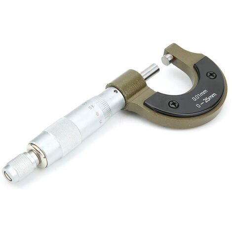 Micrometro Esterno In Acciaio Inossidabile - Precisione 0,01mm Per Misurazioni Di Spessore (75-100mm) - Foto 8