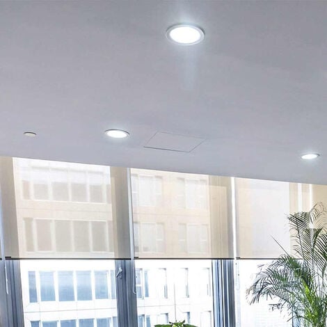 Pannello slim incasso LED CCT da luce calda a luce fredda 15W ufficio negozi