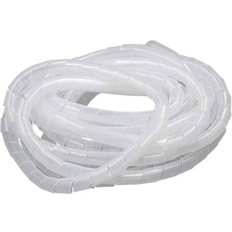 Raccogli cavi spiralato tubo 5 metri copri cavo organizer per cavi e fili  elettrici in plastica trasparente diametro 12 mm