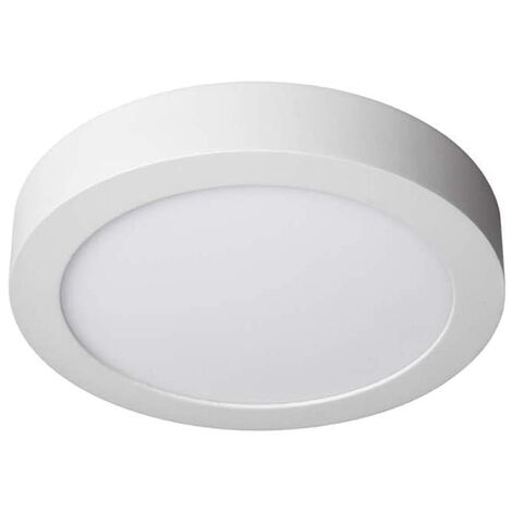 Plafoniera tonda a led montaggio esterno 18 watt luce naturale 4000k driver incluso forma circolare in alluminio da soffitto (1/5)