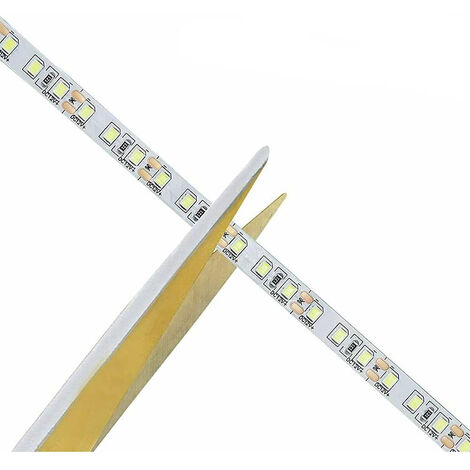 Striscia led adesiva per esterni rotolo da 5 m luce calda