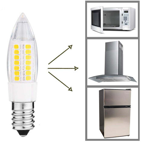 LAMPADINA LED PER FORNO E MICROONDE 15W / 3000K LUCE CALDA / E14