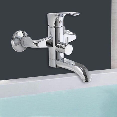 Miscelatore Moderno Rotondo a Parete per Lavabo - Scelta di Finiture