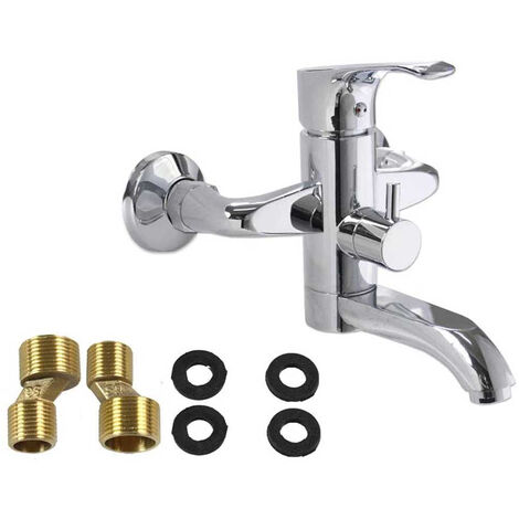 Lavabo da Bagno Montaggio a Parete Lavabo Angolare, Mini Lavabo a Parete Lavandini Angolari